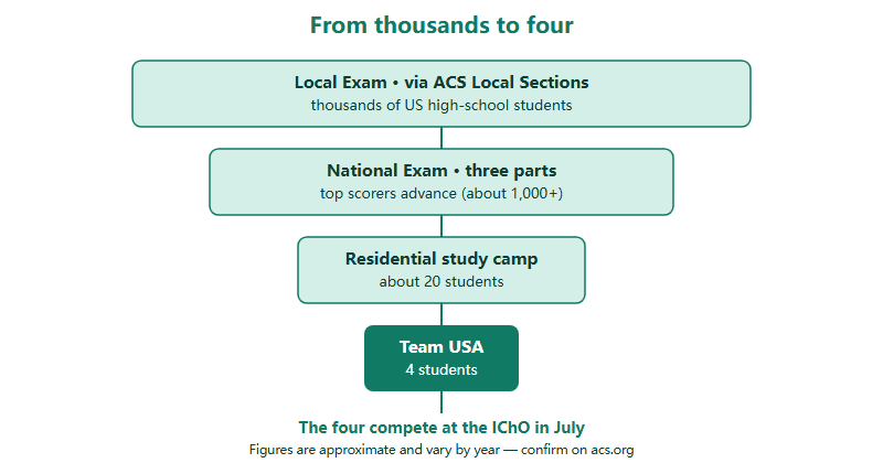 How Team USA Is Chosen: Inside the USNCO National Exam and Study Camp Funnel